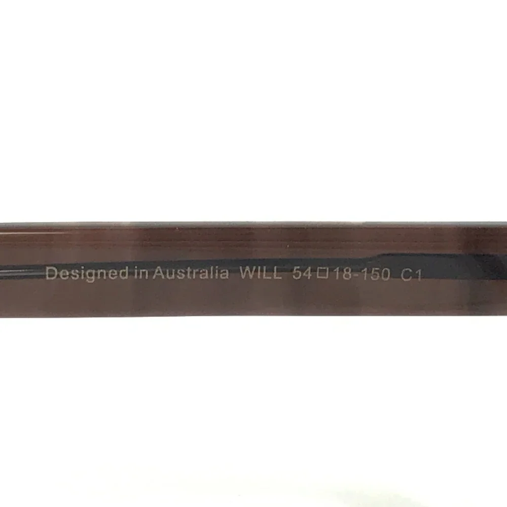 Iconik Eyeglasses Frames WILL C1 Brown Fade Rectangular Full Rim 54-18-150